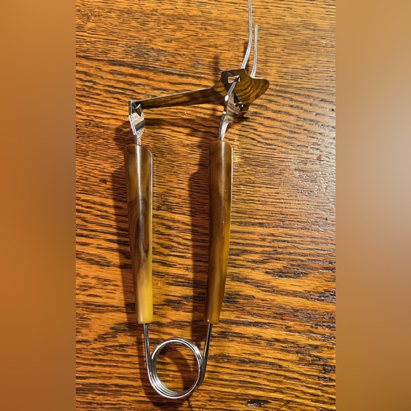 Bakelite Dining Vintage Bakelite Handle Meat Fork For Carving Or